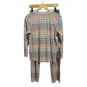 ROLLER RABBIT Bands Weave Pajamas‎ thanksgiving set size Large thumbnail 5