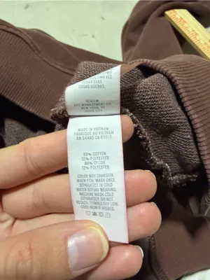 Aerie brown Women’s V-Neck Cropped sweatshirt medium thumbnail 7