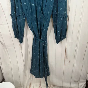 Knox Rose Women’s XXL Blue Wrap Dress Plus Size thumbnail 2