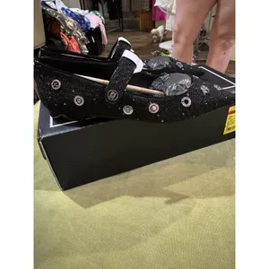 Karl Lagerfeld "Vicci" Mary Janes Black NIB Size 6.5 Charms Witchy thumbnail 4