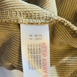 341 | Intimately Free People‎ S Olive Ribbed Mock Neck Open Back Long Sleeve Top thumbnail 6