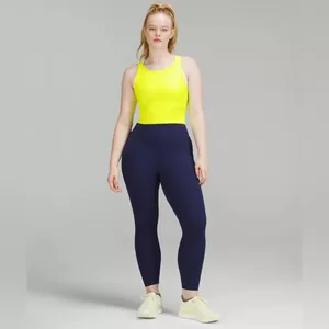Lululemon Athletica NWT Power Pivot Ribbed Tank in Highlight Yellow women’s 12 thumbnail 2
