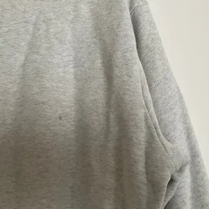 Parke Flag Graphic Mockneck Sweatshirt Varsity Pullover Heather Grey L/XL thumbnail 9