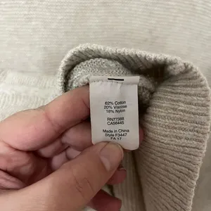 Madewell Riverside Textured Sweater in‎ Oatmeal size XS thumbnail 7