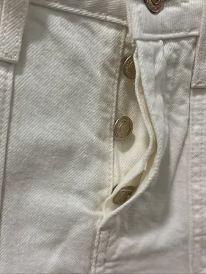 We The Free Women’s Beginners Luck Low Rise Slouch Shorts Size 25 White EUC thumbnail 10