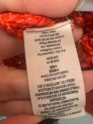 Free People Cozy Open-Stitch V-Neck Sweater in Orange thumbnail 10