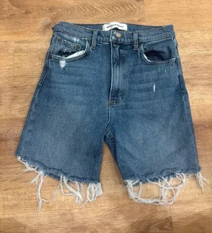 Reformation Jean shorts high rise 27 thumbnail 1