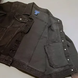 ARIZONA Women’s Black Distressed Button-up Denim Jean Jacket thumbnail 7