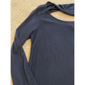 Lilly Pulitzer Navy Blue Open Back Tunic Sweater XL thumbnail 2