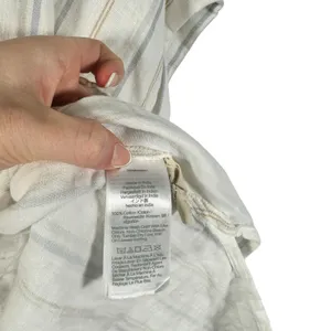 Madewell Lakeline Popover Shirt Schulner‎ Stripe Coastal 100% Cotton Womens XS thumbnail 5
