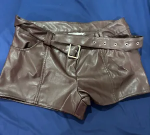 Rue 21 Leather Shorts Cargo Style thumbnail 1