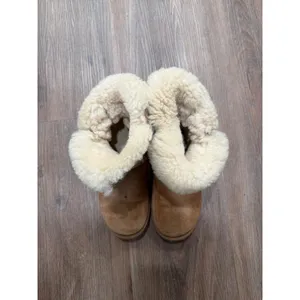 UGG Australia 5803 Classic Short Chestnut Suede Shearling Boots Womens 8‎ thumbnail 3