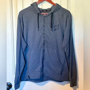 Peloton Blue Dreamblend Relaxed Full Zip Hoodie Sweathshirt thumbnail 5
