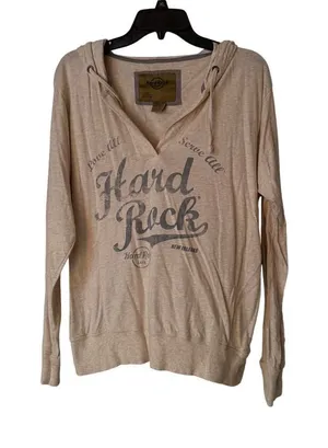 Vintage Y2K Hard Rock New Orleans Women's‎ XL Hoodie thumbnail 1