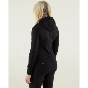 Lululemon Base Runner Hoodie Wee Stripe Black Heathered Black Medium 8 thumbnail 2