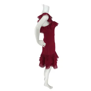 Keepsake The Label Women’s Too Close‎ Red Ruffle Sheath Mini Dress XS $190 thumbnail 7