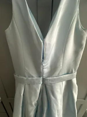 Blue Sayin Floor Length Formal Gown thumbnail 4