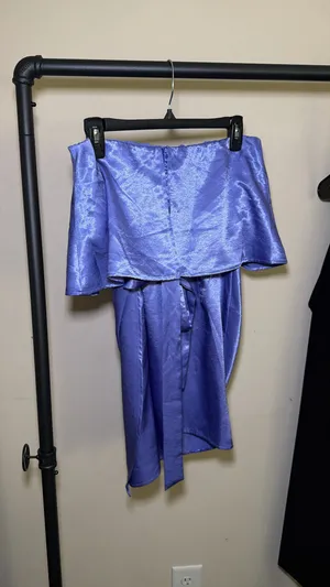 These Three Boutique Dress purple satin mini  thumbnail 4