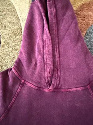 FreeCity Superfluff Lux Hoodie Sweatshirt Vintage Wash Dove Hood Size 2 Medium thumbnail 3