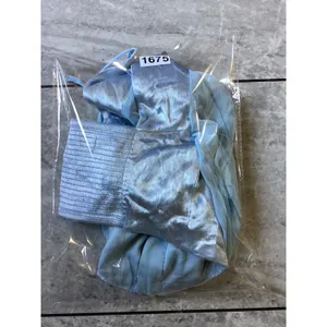 Urban Outfitters Light Blue Velvet Corset Top Sheer Balloon Sleeve XS thumbnail 8