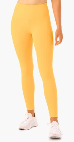 Ryderwear Sola High‎ Waist Leggings Mango Yellow Women’s Activewear Size Small thumbnail 1