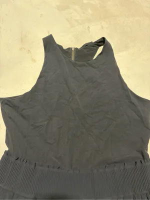 Athleta Black Sleeveless One-Piece Romper XL thumbnail 6