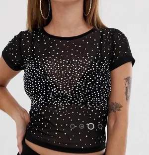 ASOS Rhinestone Top thumbnail 1