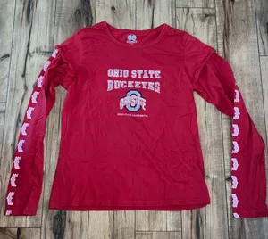 ohio state long sleeve 36 Red Size XL thumbnail 1