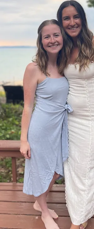 Lulus Tie Front Baby Blue Dress thumbnail 1