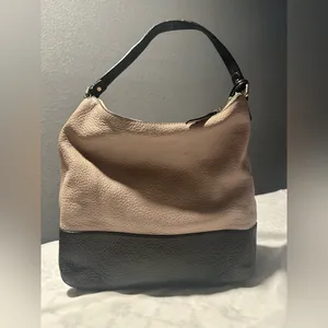 Kate spade black and beige shoulder leather bag thumbnail 2