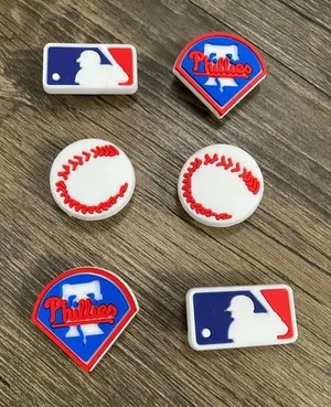 Crocs Philadelphia Phillies MLB Baseball Croc Charms Jibbitz thumbnail 1