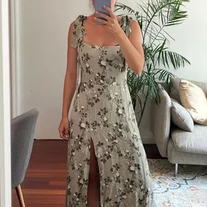 Reformation Twilight Midi Dress verde green floral size 2 thumbnail 10