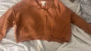 Altar'd State Detailed Cropped Sweater thumbnail 1