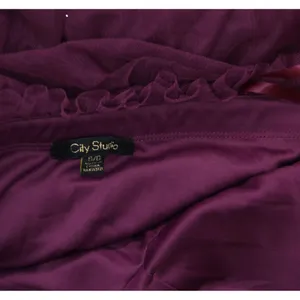City Studios Juniors Strapless Bow-Front Dress 8145SE6BT3 Merlot Purple 5/6 thumbnail 4