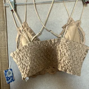 FINAL MARKDOWN Nordstrom Tan Lace Bandeau o s f m thumbnail 7