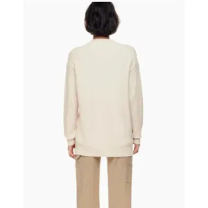 Aritzia Wilfred Free Hush Knit Oversized‎ Cardigan Size XS Cream Off White thumbnail 3