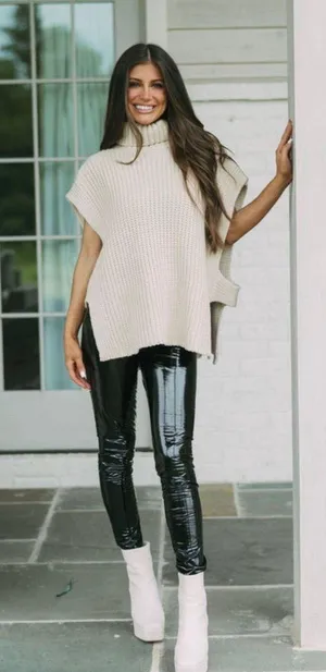 These Three Boutique Faux Leather Leggings thumbnail 1
