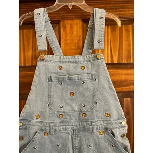 Disney Winnie the Pooh and honeybee embroidered overall shorts size 2X thumbnail 3