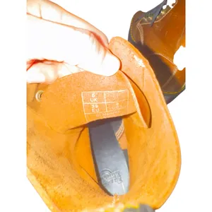 Dr. Martens Leona Butterscotch Brown Women’s New Orleans Leather Heeled Boots 8 thumbnail 11