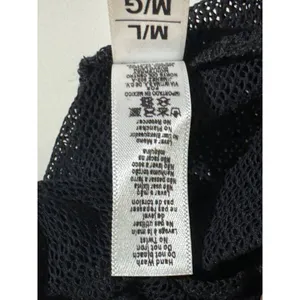 Mapalé NWT · M/L · Resort Swim Cover Up Dress · Sheer Mesh Long · Black thumbnail 10