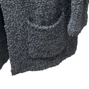 Barefoot‎ Dreams Boucle Hooded Chunky Knit Cardigan with Pockets Women's Sz L/XL thumbnail 5