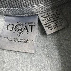 GOAT USA Adult Linden Crew Neck Sweatshirt in Slate Size XS NWT thumbnail 3