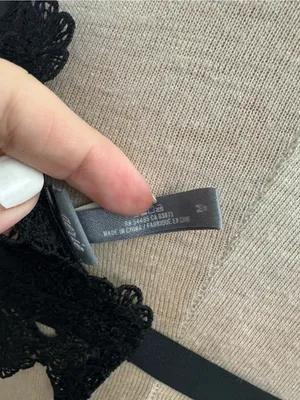 American Eagle aerie black lace crochet bralette bra medium thumbnail 3