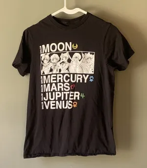 Sailor Moon Tee Black thumbnail 1