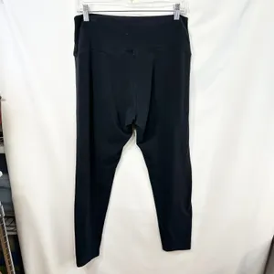 OFFLINE by Aerie XL Leggings OG Original High Waisted Solid Black Ankle‎ 1383 thumbnail 2