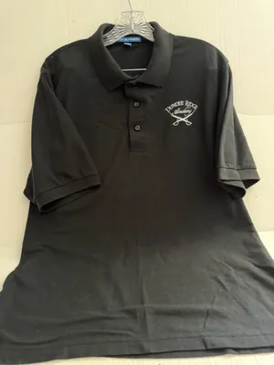Port Authority Black Polo with Dundee Ridge Embroidery thumbnail 1