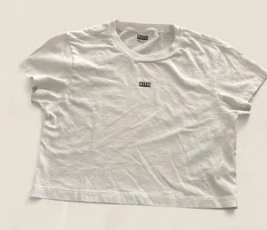 KITH cropped white logo baby tee | small thumbnail 1