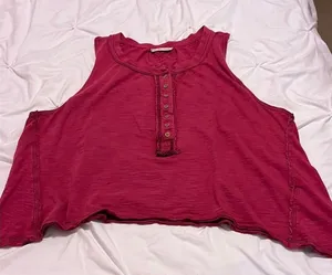 We The Free magenta tank top thumbnail 1