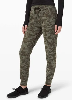 Lululemon Ready to Rulu Jogger 28” Heritage Camo Dark Olive Green Twill size 2 thumbnail 1
