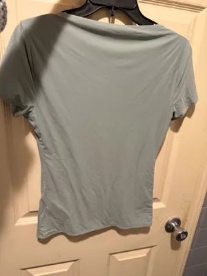 Abercrombie Top Green Square Neck thumbnail 4